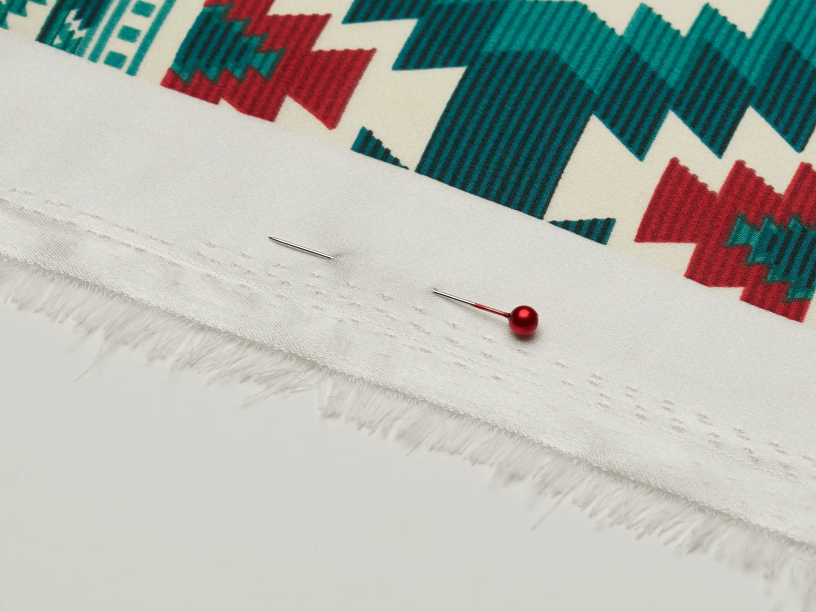 - Tikal - Tribal boho charmeuse satin fabric by the yard -MonSar exclusive print