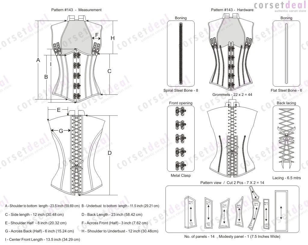 Ailsie Steampunk Steel Corset