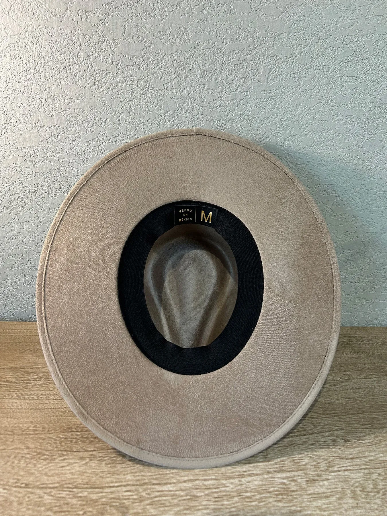 Beige Taupe Mountain Fedora Hat