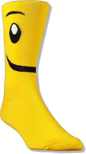 Big Smiley Face Socks (Men's)