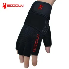BOODUN Fitness Gloves Women Gym Crossfit Bodybuilding Workout Wrist Wrap Sports Gloves for horizontal bar Training Dumbbell