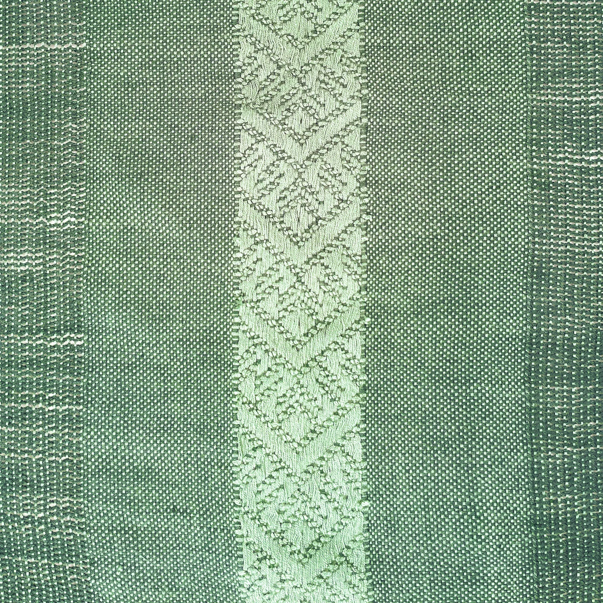 Brocade Shawl in Deep Green