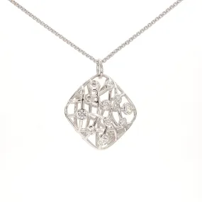 Brocade Square Diamond Necklace