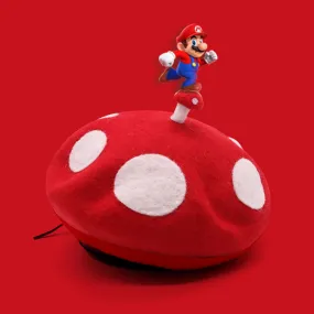 Cute Mushroom Wool Beret