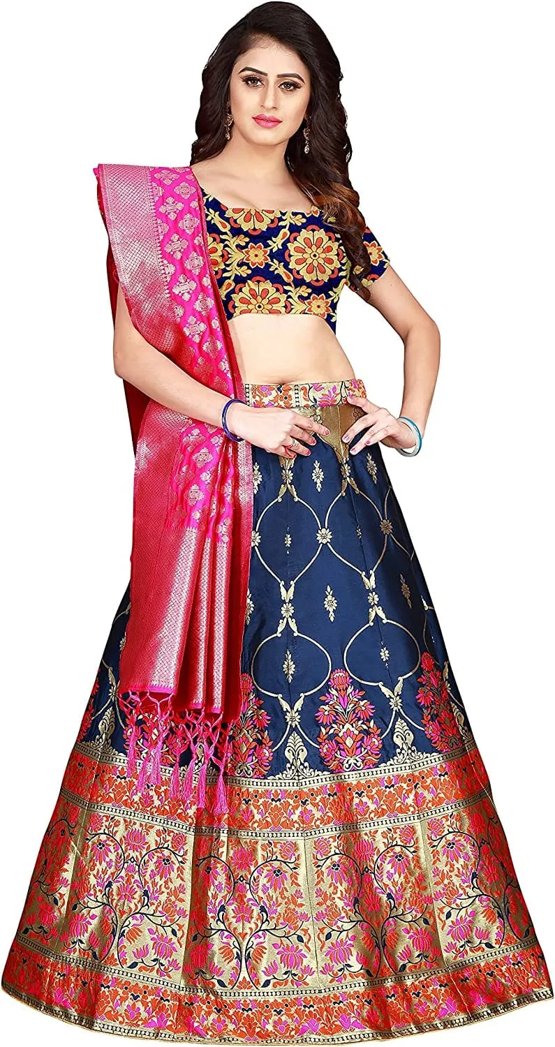 Designer Fanacy Banarasi Lehenga Choli
