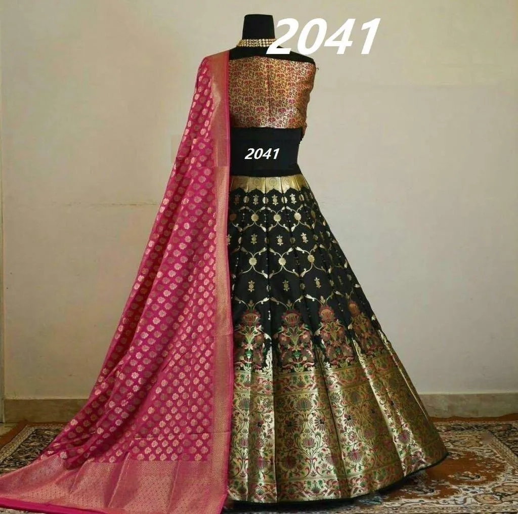 Designer Fanacy Banarasi Lehenga Choli