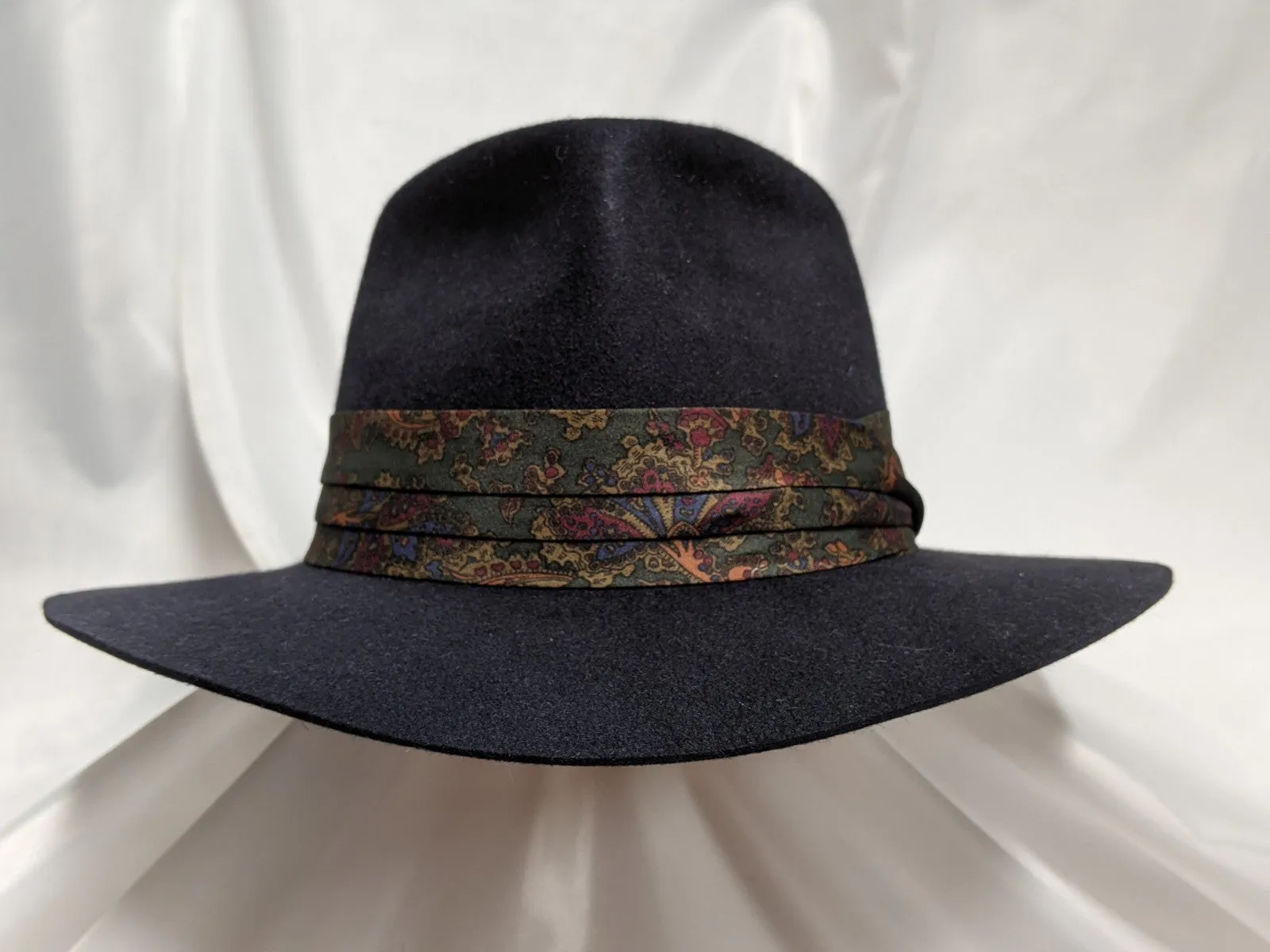 Fedora 7 1/2 - Navy (100X) #21-040 Platinum Collection