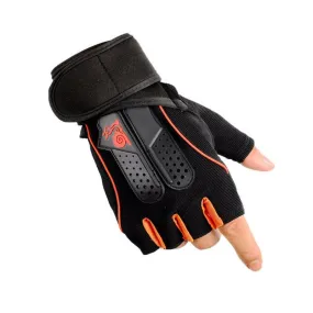 Fitness Cycling Gloves Half Finger Men Women Breathable wrist support Gym Dumbbell Weightlifting Gloves Sport Training Gloves