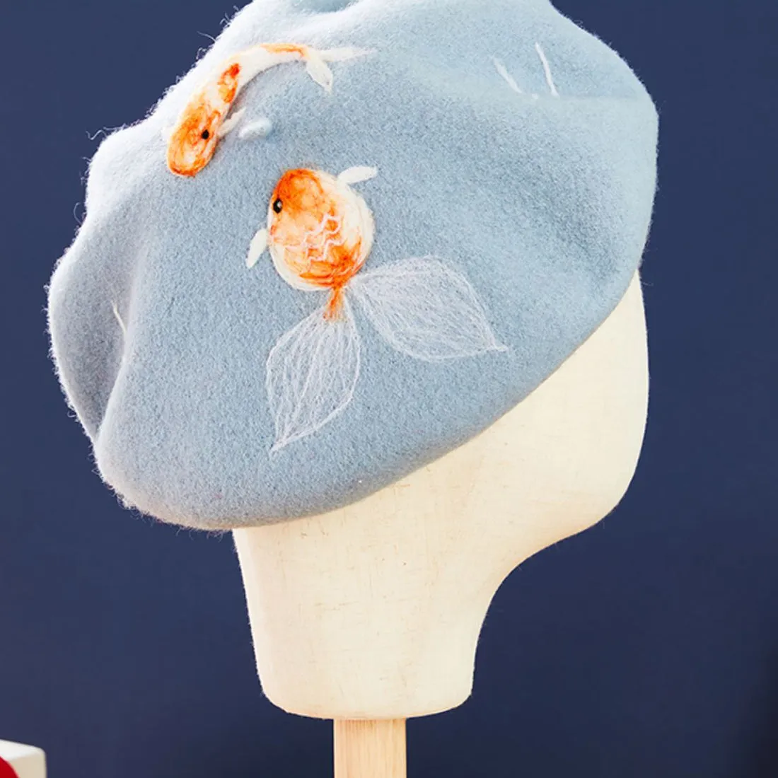 Goldfish Handmade Beret