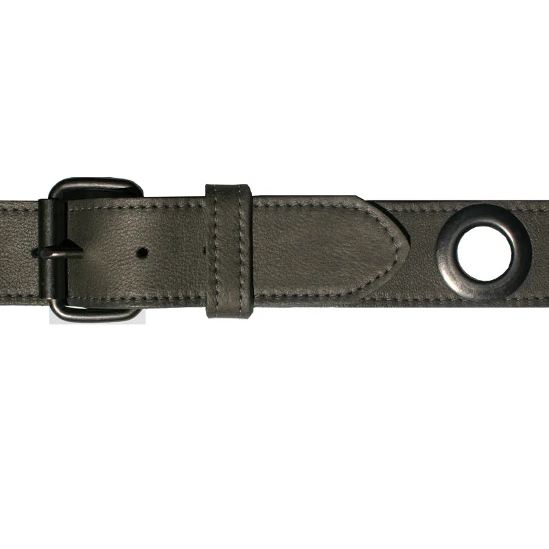 Grommet Belt - Grey