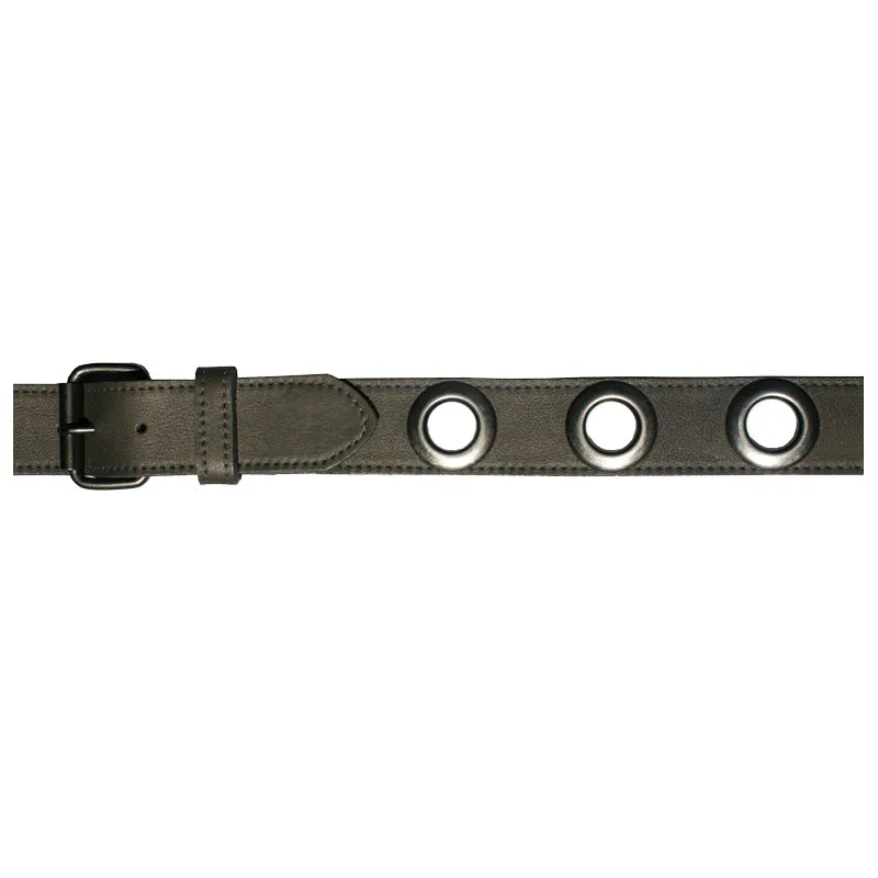 Grommet Belt - Grey