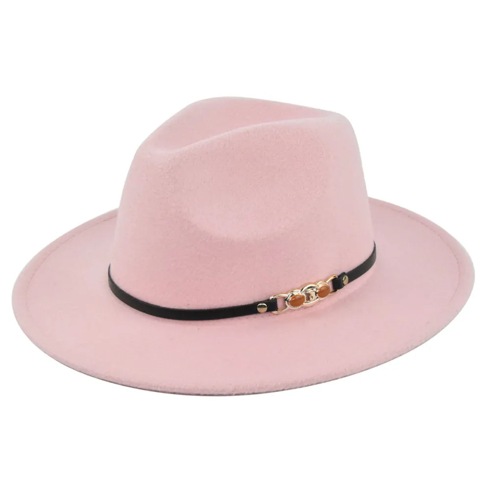 Italian Fedora Hats Vintage Fedora Hat Woolen Top Hat Flat Eaves Cap