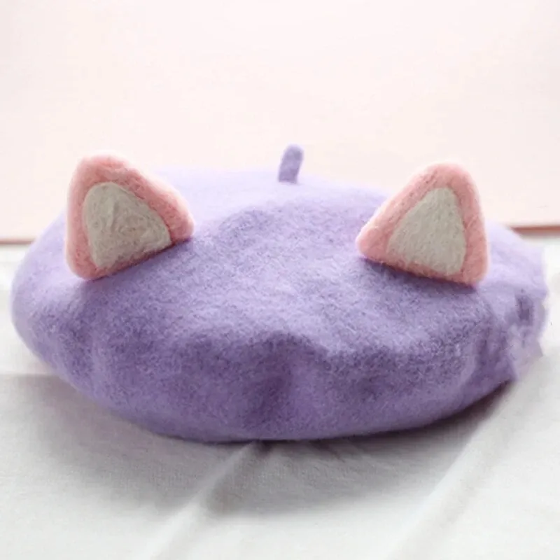 Lovely Cat Ear Beret