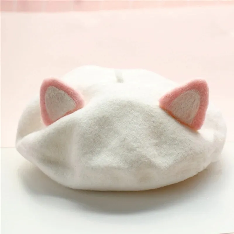 Lovely Cat Ear Beret