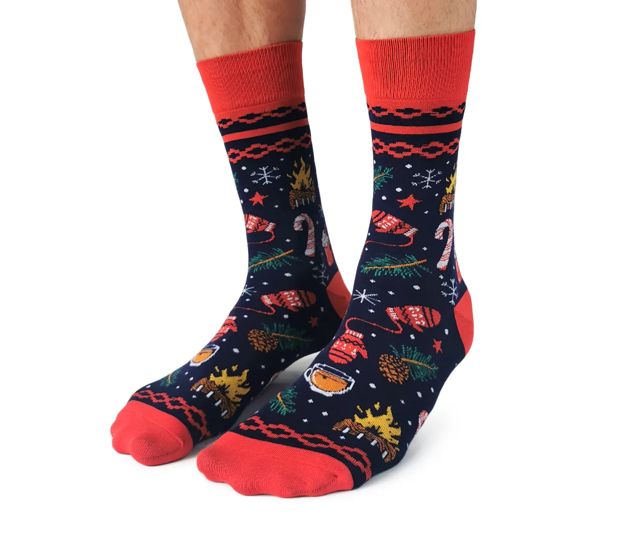 Merry and Bright Socks - For Him