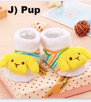 New Baby Boys Girls Anti-slip Cotton Socks ( 4-18 Months ) - Over 90% Organic Cotton