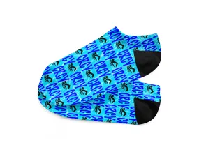 Personalized Swim Ankle Socks - Fits Sizes 4-10 - Great Team Gift