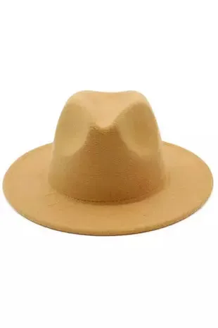 Tan Fedora Hat