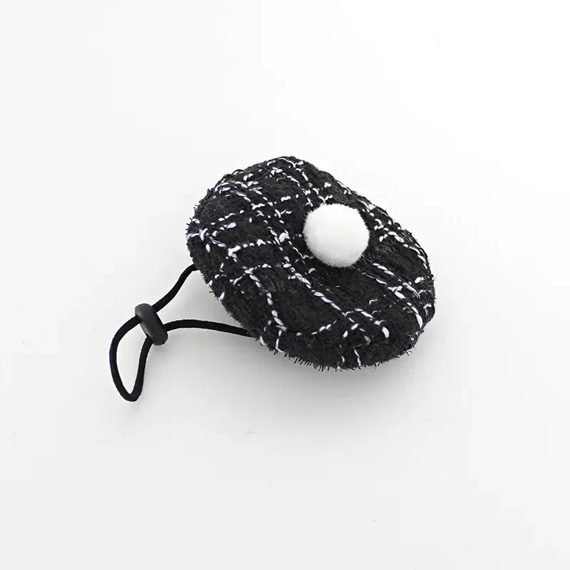 Tweed Beret Dog Hats